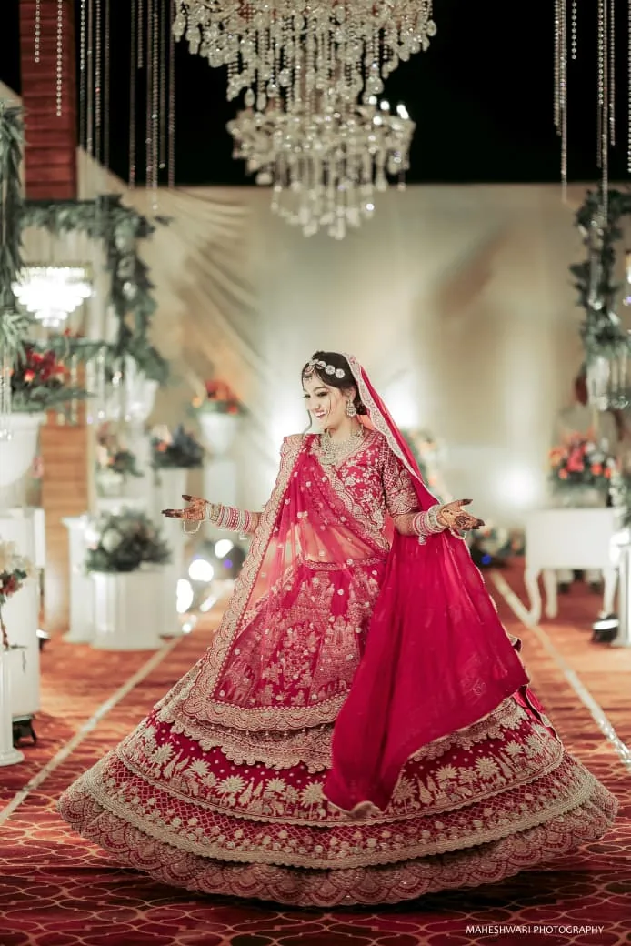 Complete bridal look by Ritu’s